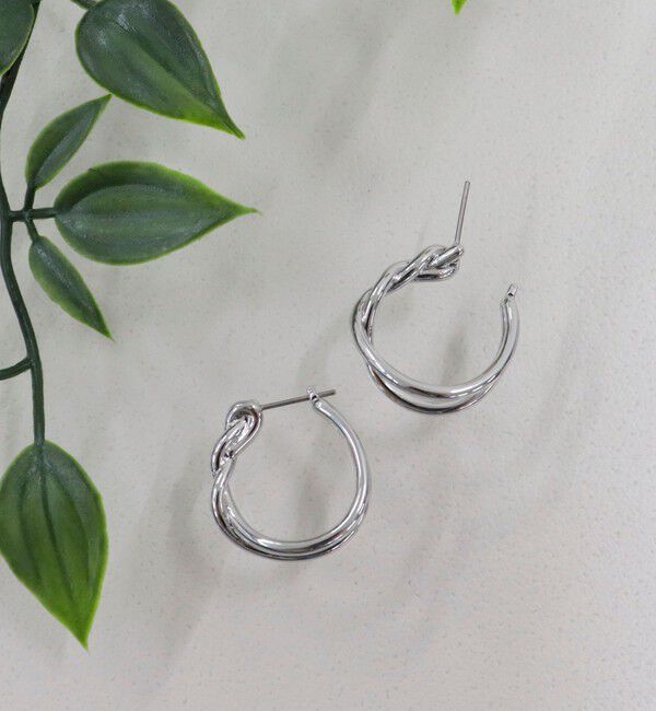 fredy emue「ねじりWフープピアス」|ピアス|