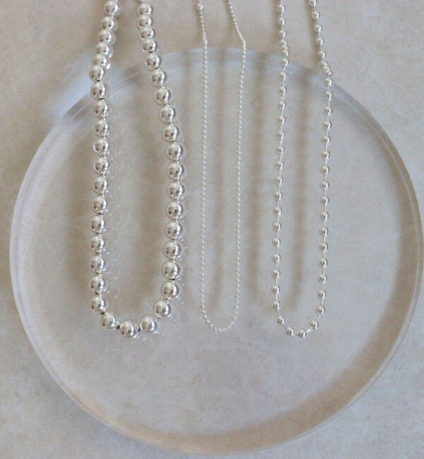 fredy emue「メタルボール3setショートネックレス」|ネックレス|