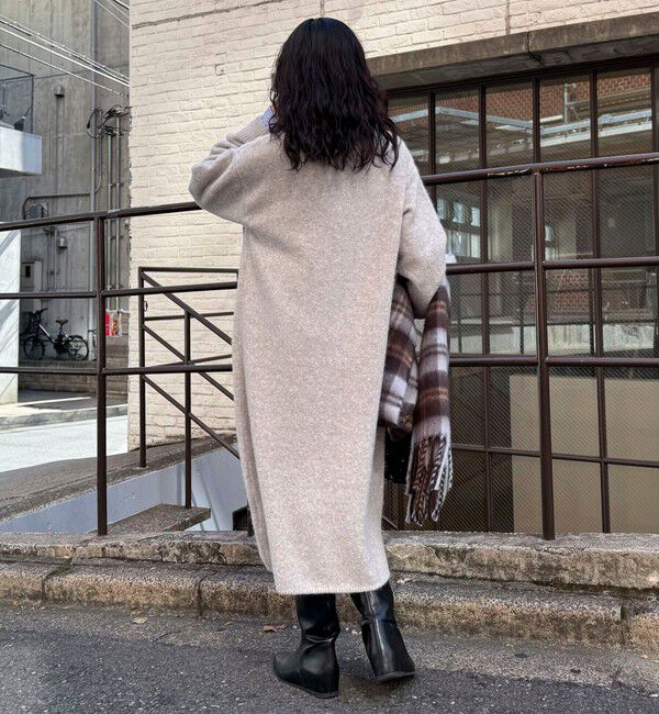 fredy emue「FR刺繍衿付きニットワンピース」|ワンピース|