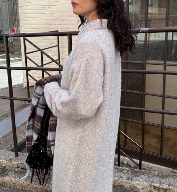 fredy emue「FR刺繍衿付きニットワンピース」|ワンピース|