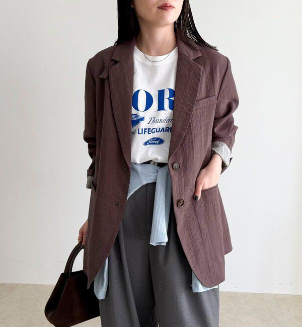 fredy emue「コンバーチブルテーラードジャケット」|テーラードジャケット|ブラウン