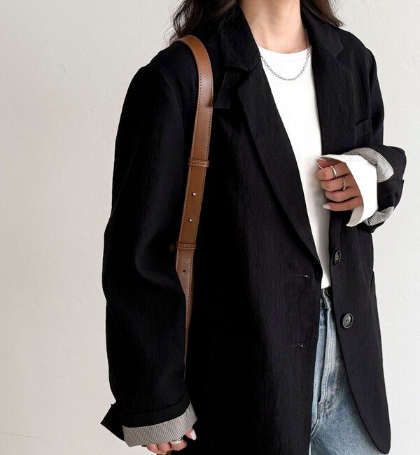 fredy emue「コンバーチブルテーラードジャケット」|テーラードジャケット|ブラック