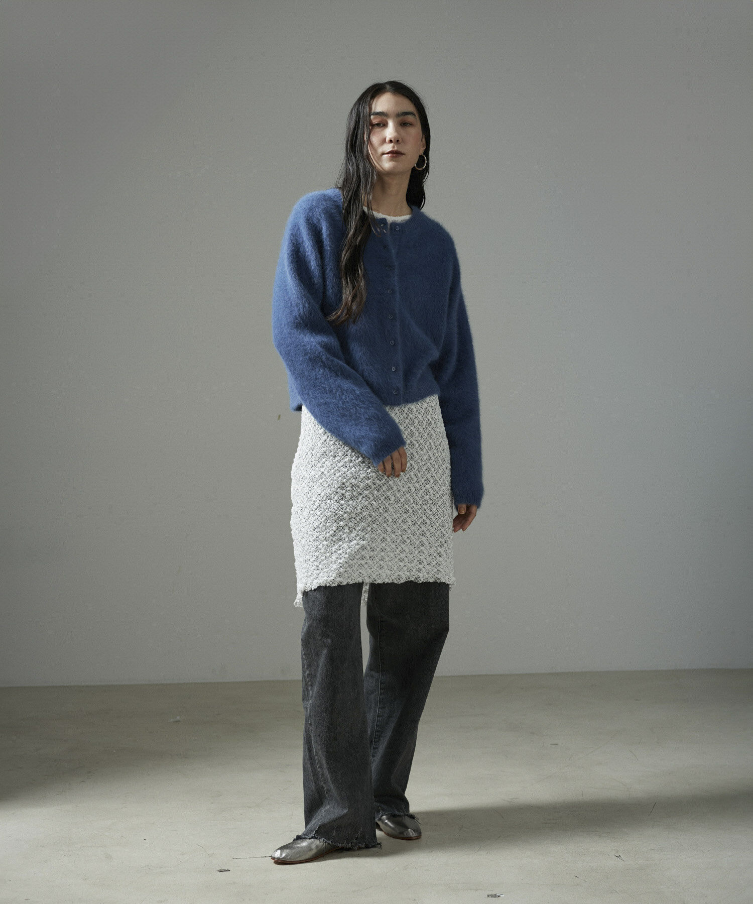 SALON adam et rope'「【NIPPON CULTURE】クラウドレースワンピース」|ワンピース|