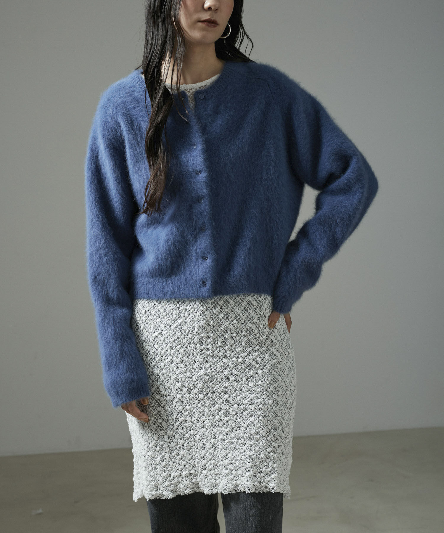 SALON adam et rope'「【NIPPON CULTURE】クラウドレースワンピース」|ワンピース|