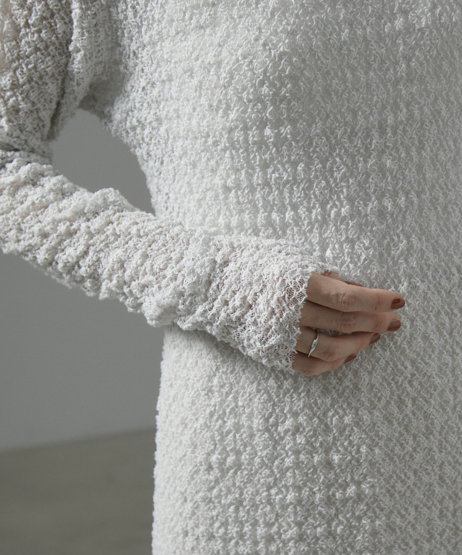 SALON adam et rope'「【NIPPON CULTURE】クラウドレースワンピース」|ワンピース|