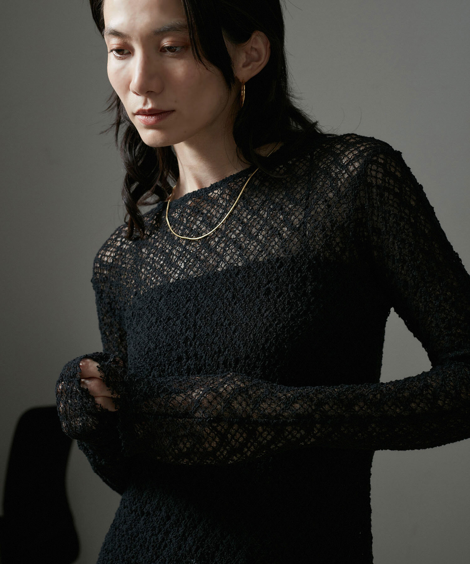 SALON adam et rope'「【NIPPON CULTURE】クラウドレースワンピース」|ワンピース|