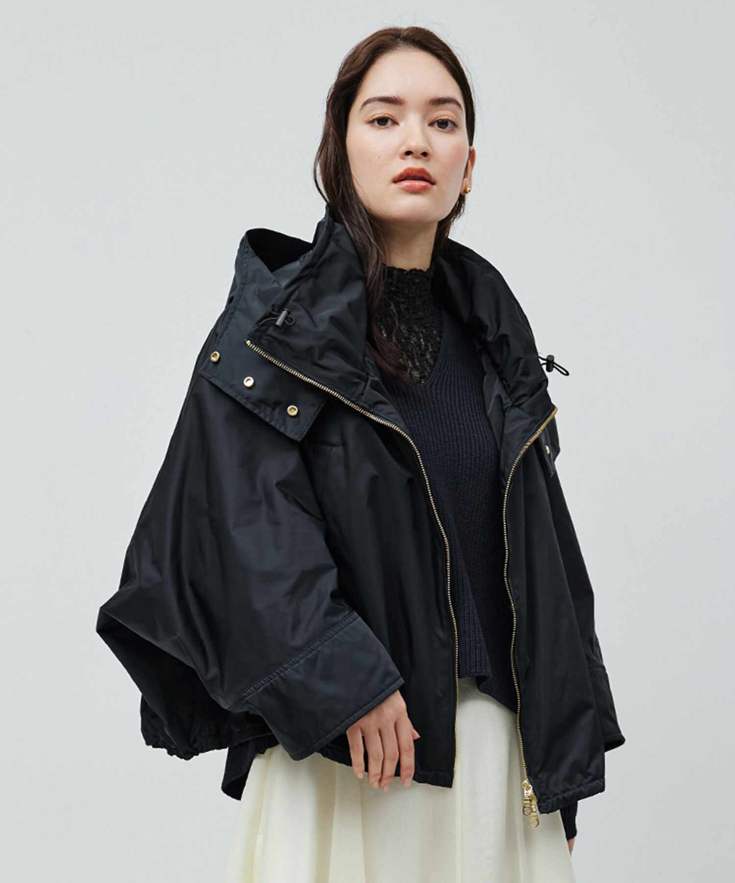 ROPE「ギャザーマウンテンパーカー【雑誌掲載】」|アウトドア|ネイビー(40)