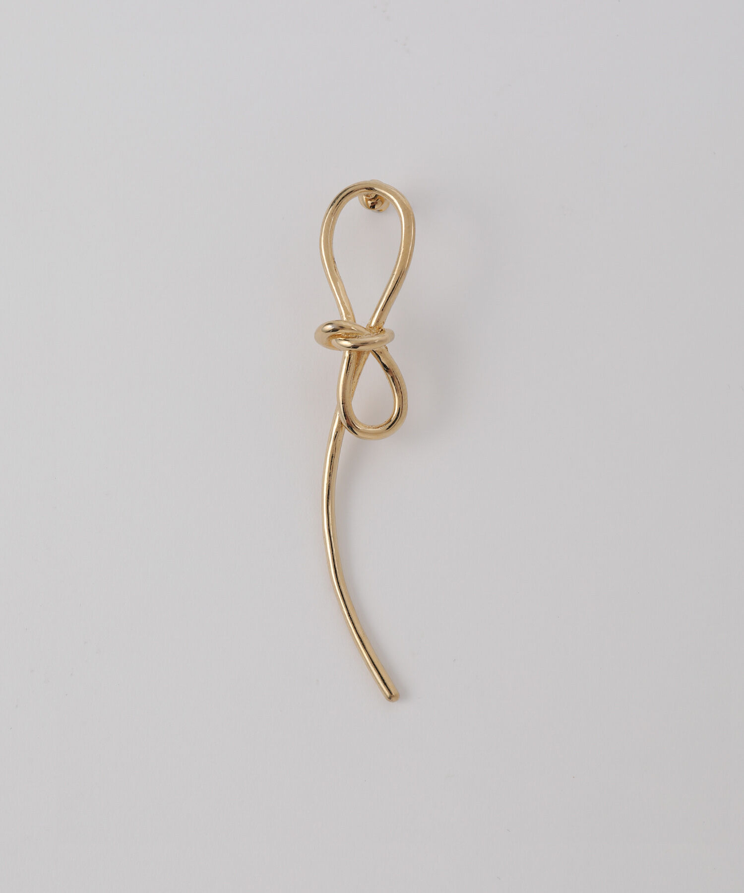 ROPE「【雑誌掲載】ラインモチーフアシンメトリーピアス【メディア掲載】」|ピアス|