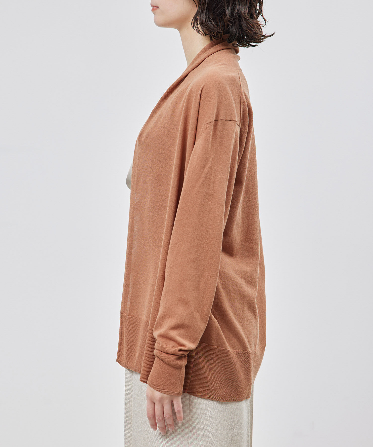 ROPE「【洗える】【接触冷感】ICE COTTONトッパーカーディガン」|カーディガン|