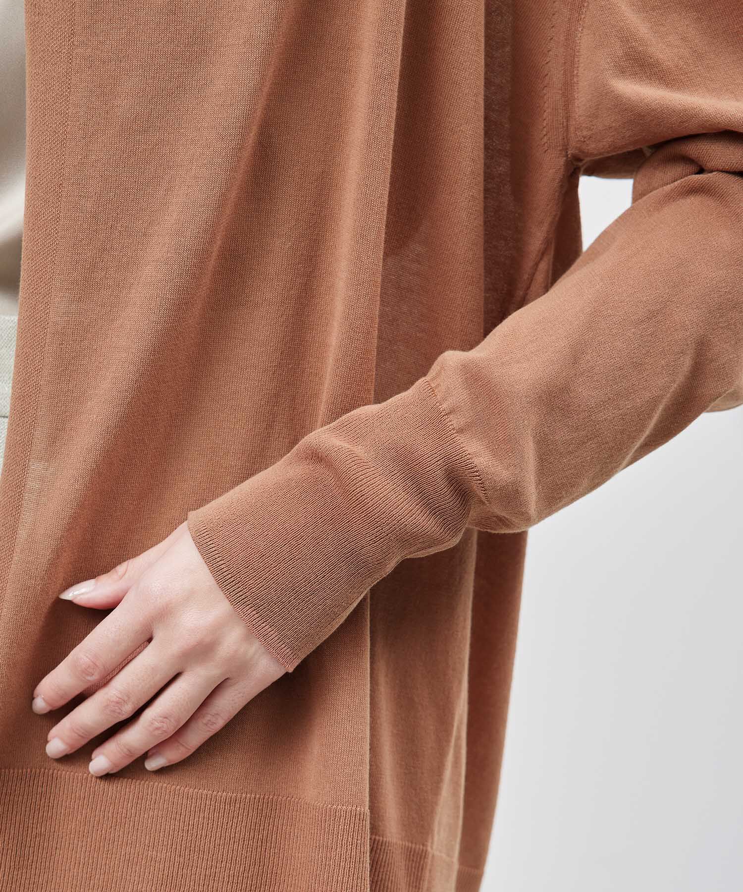 ROPE「【洗える】【接触冷感】ICE COTTONトッパーカーディガン」|カーディガン|