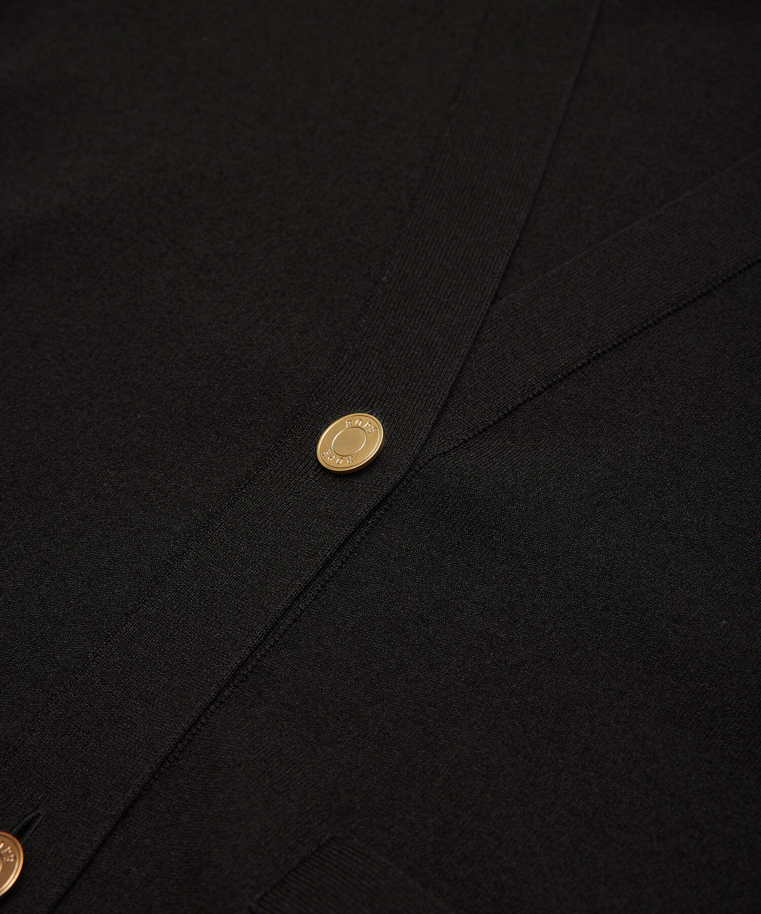 ROPE「サテン切り替えジャケット風カーディガン」|カーディガン|