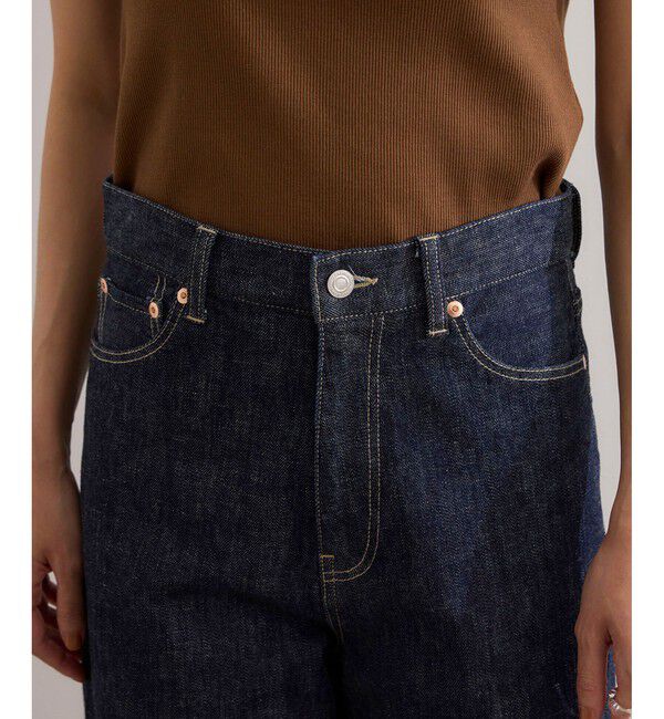 ROPE「ストレッチデニムストレートパンツ」|デニム|