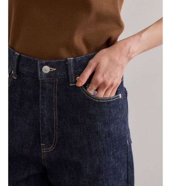 ROPE「ストレッチデニムストレートパンツ」|デニム|