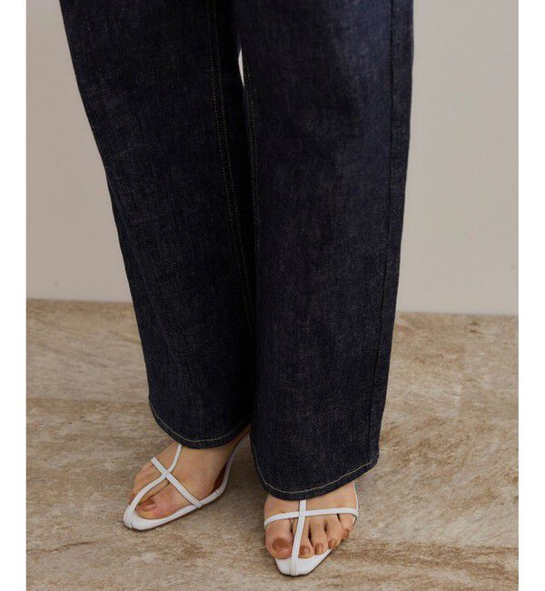 ROPE「ストレッチデニムストレートパンツ」|デニム|