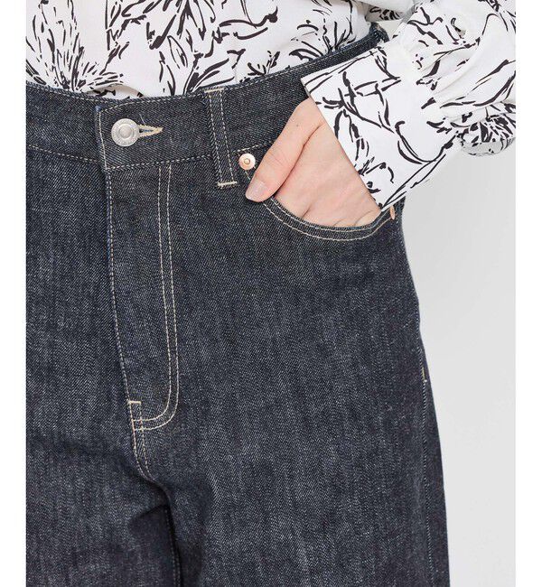 ROPE「ストレッチデニムストレートパンツ」|デニム|