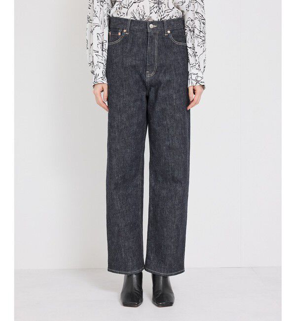 ROPE「ストレッチデニムストレートパンツ」|デニム|