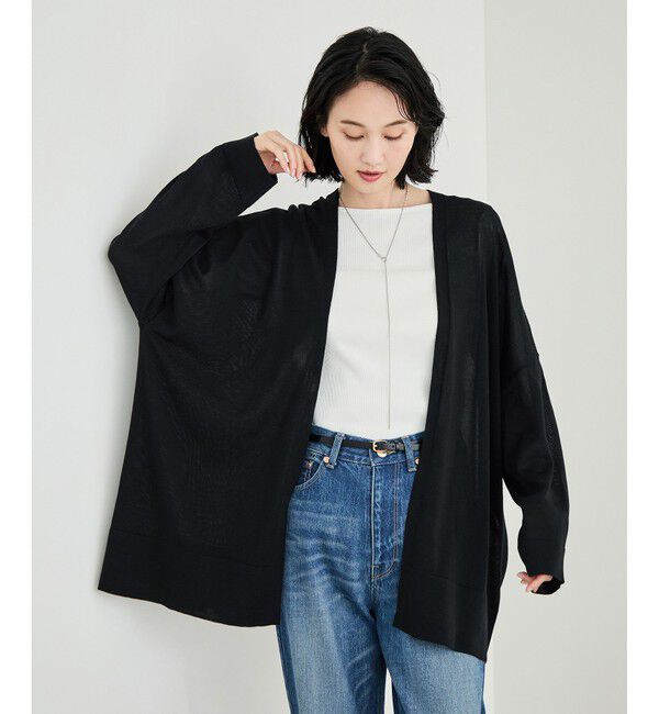 ROPE「【洗える】トッパーカーディガン」|カーディガン|