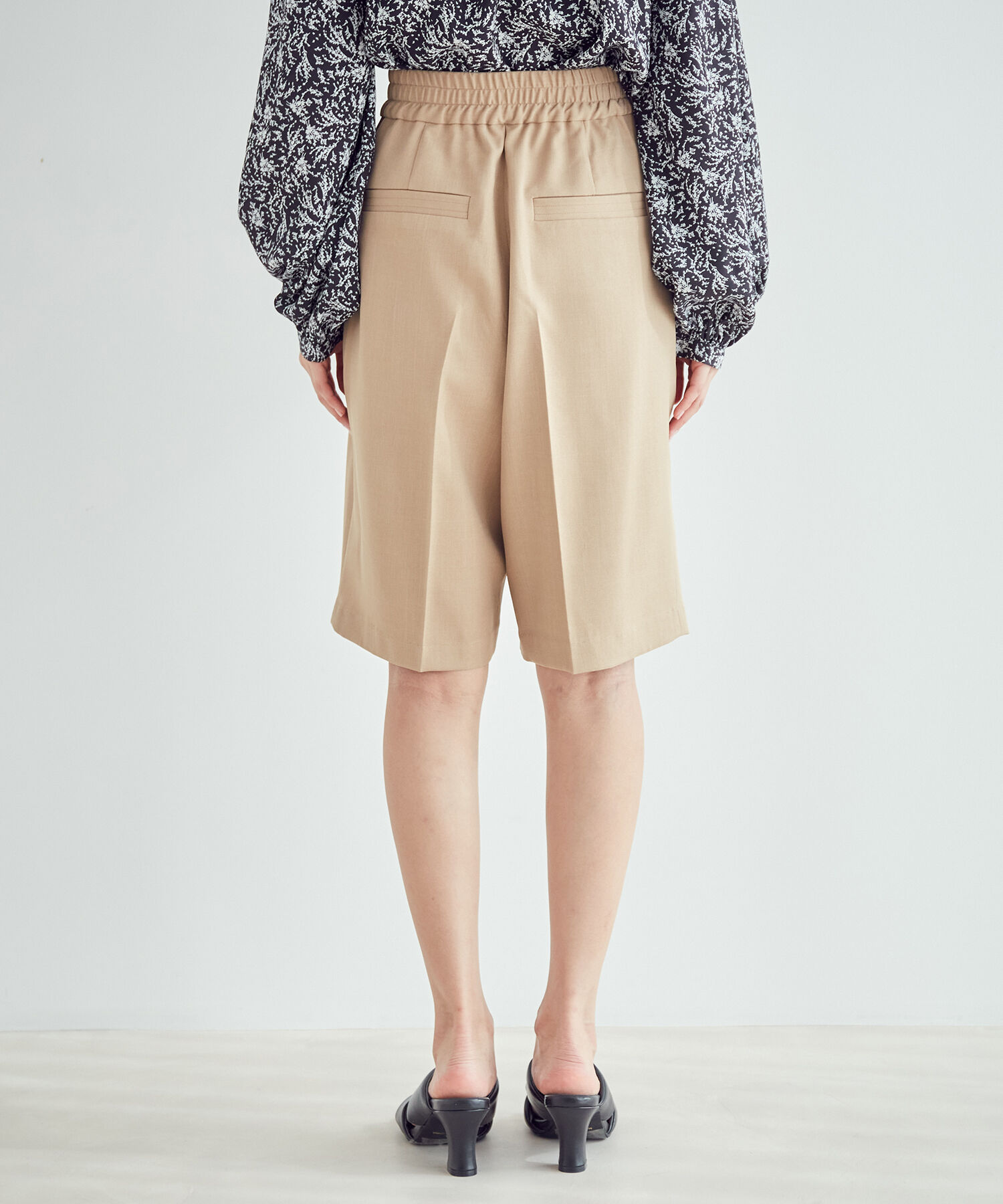 vis-a-vis「【WEB限定】すっきりハーフパンツ【セットアップ対応】」|スラックス|