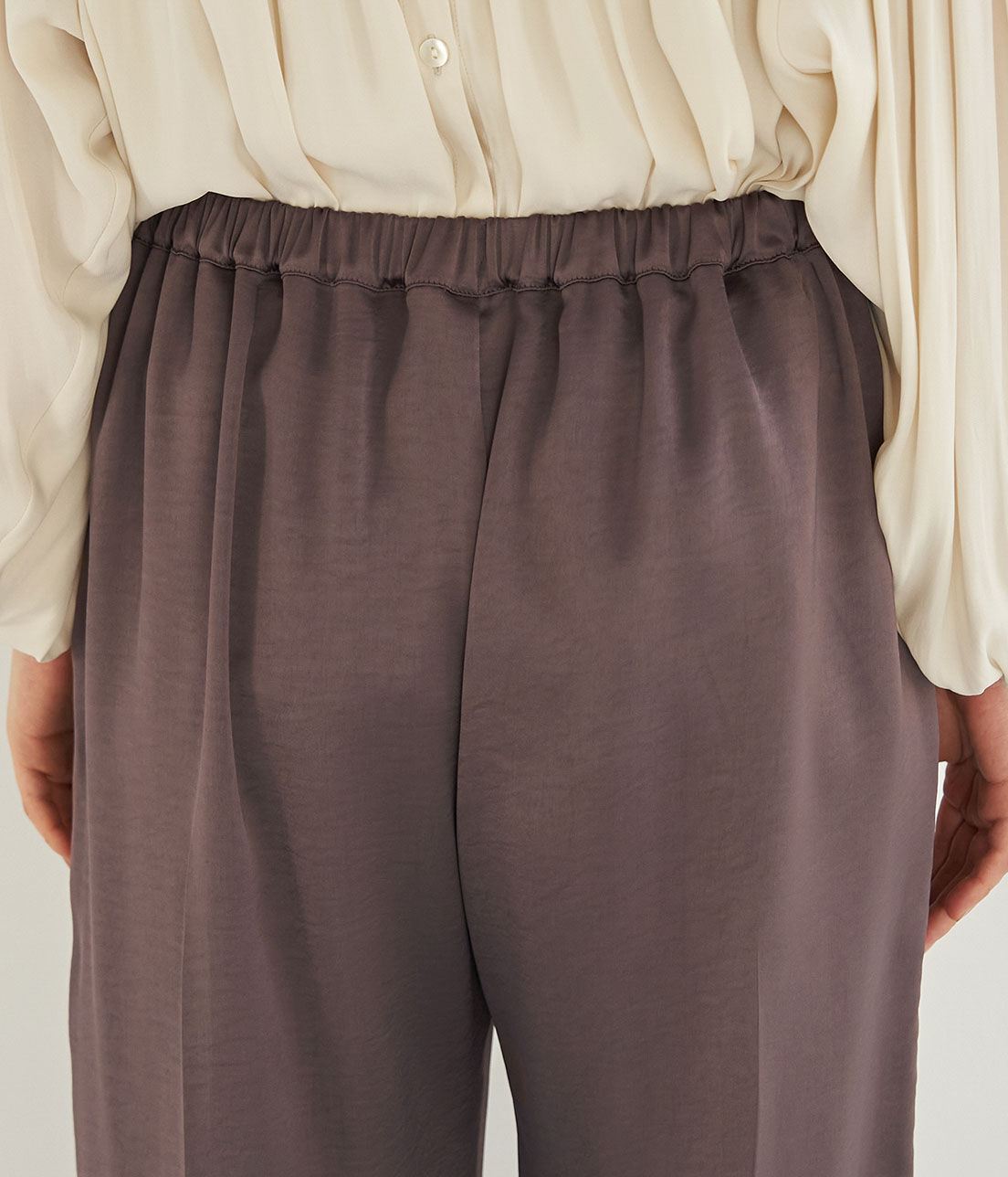 Rope&rsquo;Picnic「【emur】サテンサイドスリットパンツ」|その他|