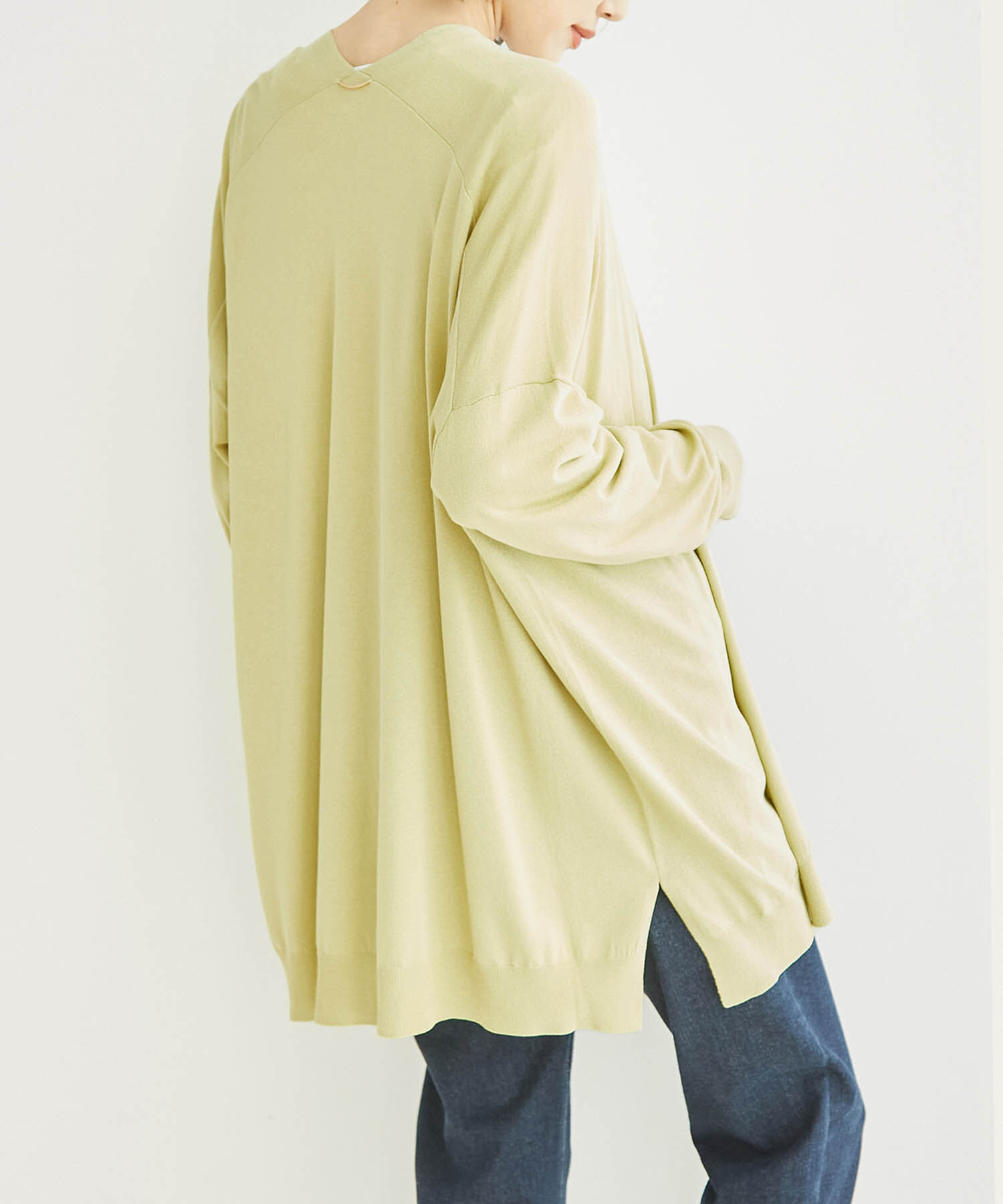 Rope&rsquo;Picnic「【WEB限定カラー:ネイビー】UVカット＆洗濯機OK/Aラインカーディガン」|カーディガン|