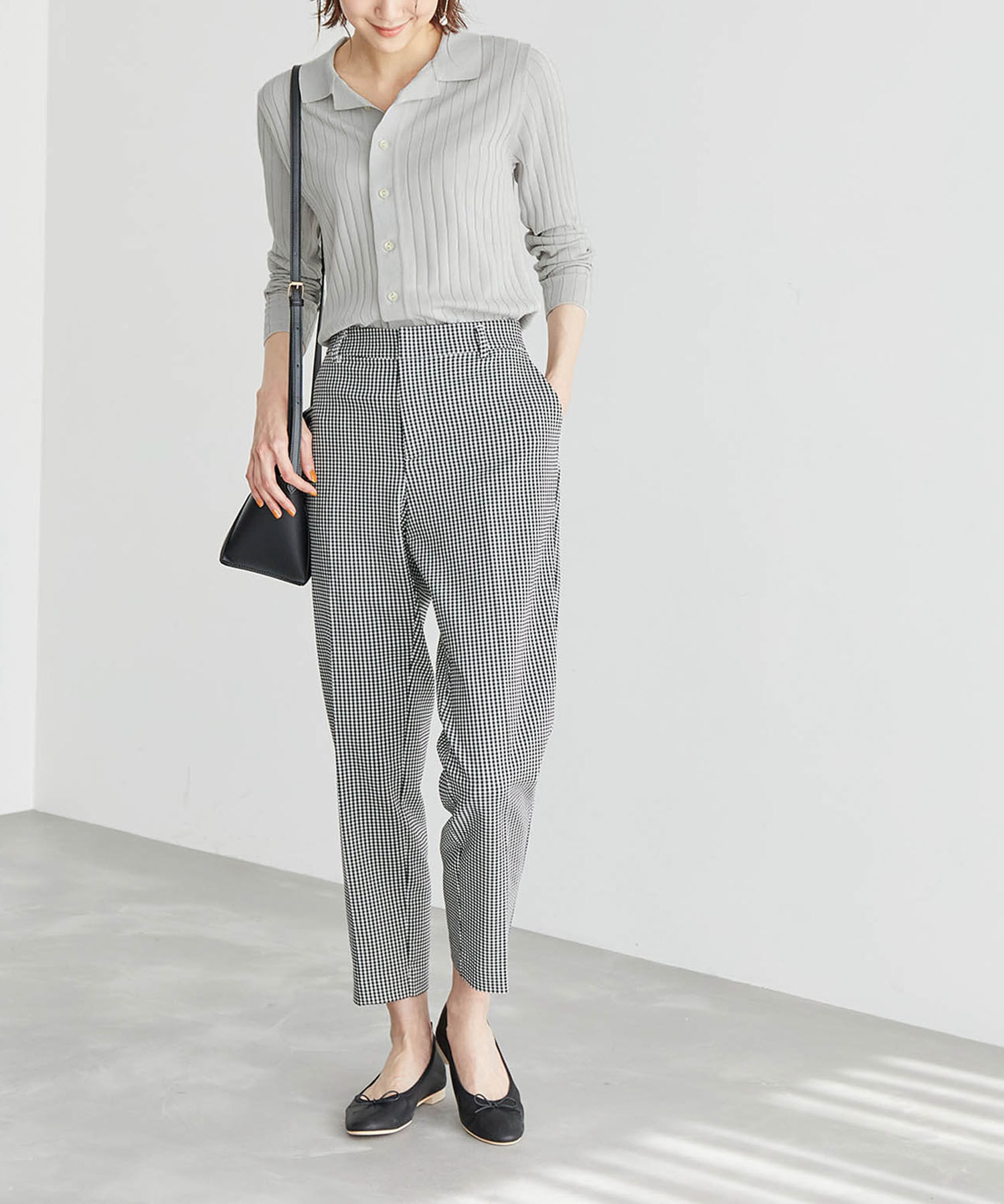 Rope&rsquo;Picnic「ポロニットカーディガン」|カーディガン|