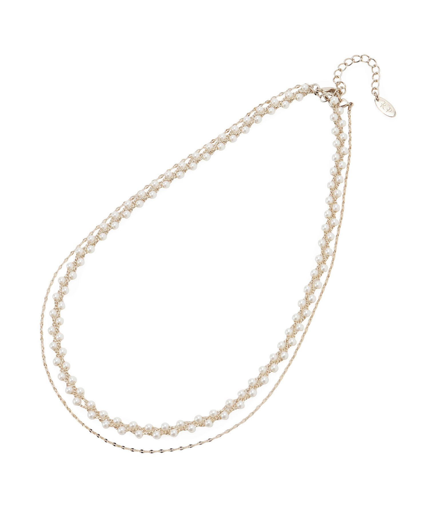 ROPE PICNIC PASSAGE「スリムパールウィーブネショートックレス」|ネックレス|