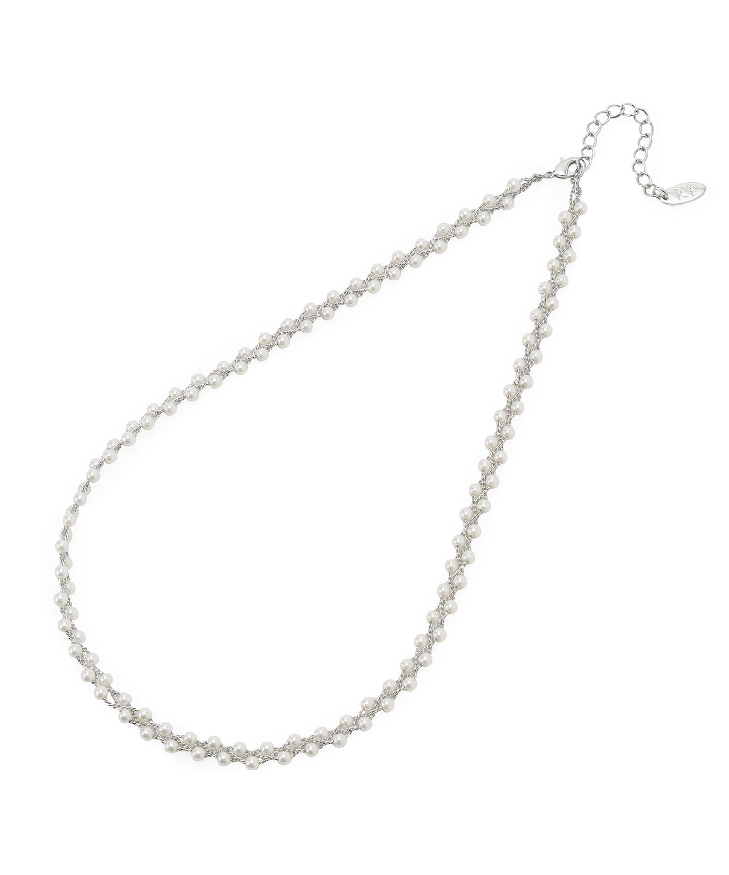 ROPE PICNIC PASSAGE「スリムパールウィーブネショートックレス」|ネックレス|