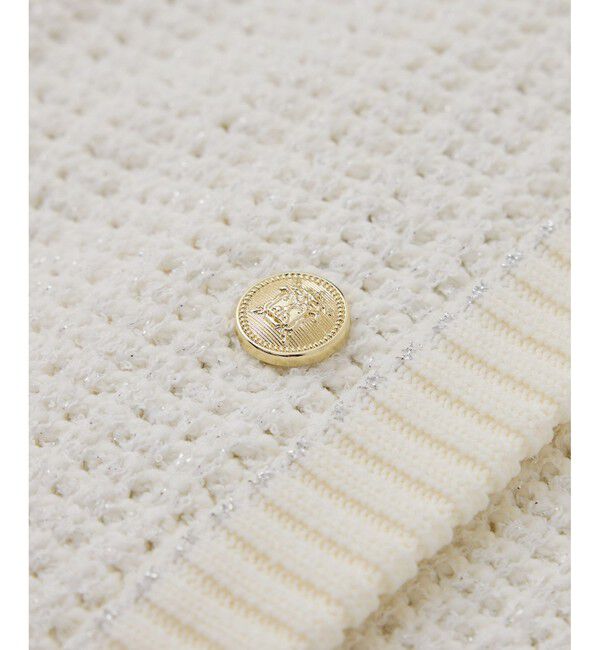 Rope&rsquo;Picnic「ゴールドボタンサマーツイードカーディジャケット」|カーディガン|