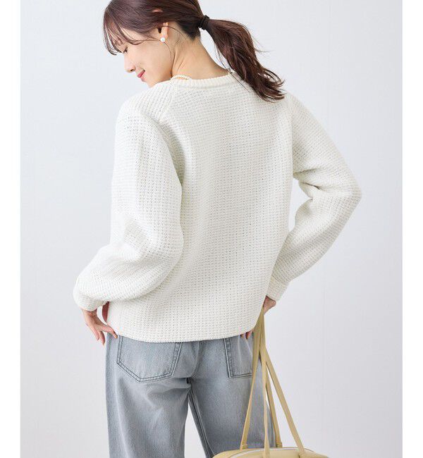 Rope&rsquo;Picnic「ゴールドボタンサマーツイードカーディジャケット」|カーディガン|