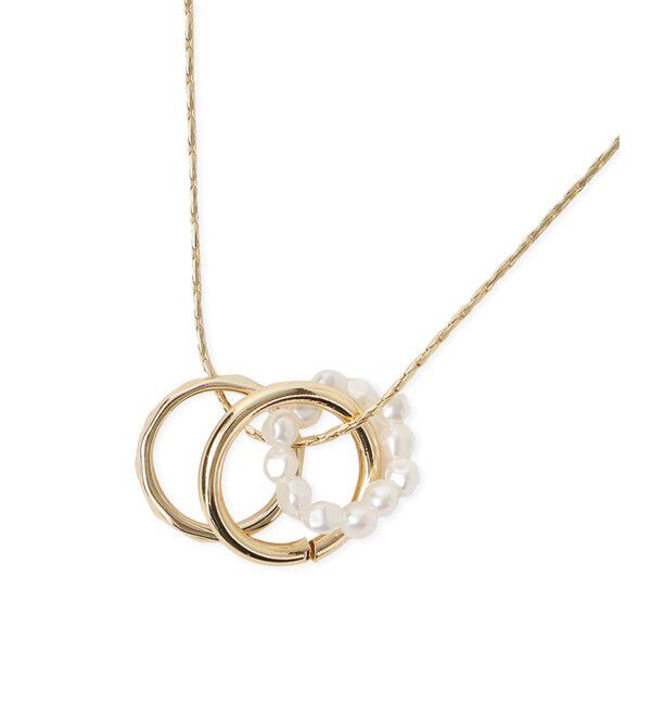 ROPE PICNIC PASSAGE「パールリングネックレス」|ネックレス|