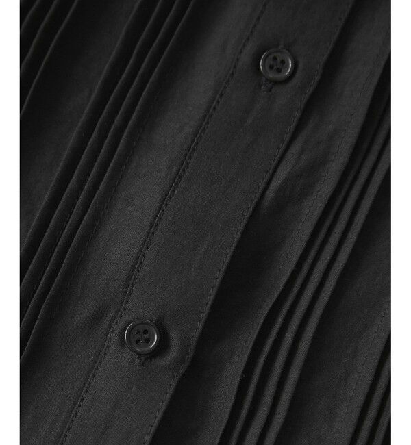 Rope&rsquo;Picnic「【UVケア・防シワ】羽織れるピンタックデザインペプラムシャツ」|シャツ・ブラウス|