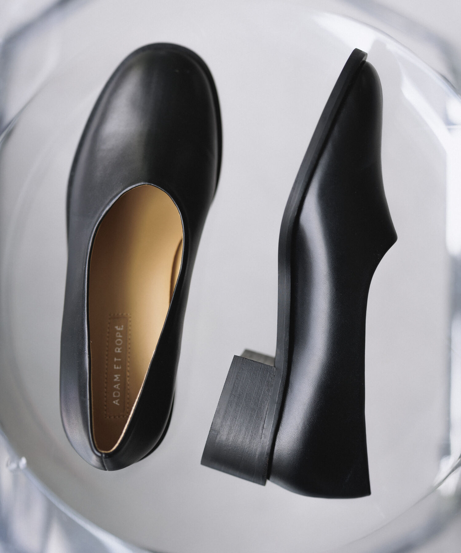ADAM ET ROPE'「マニッシュパンプス」|パンプス|ブラック(01)