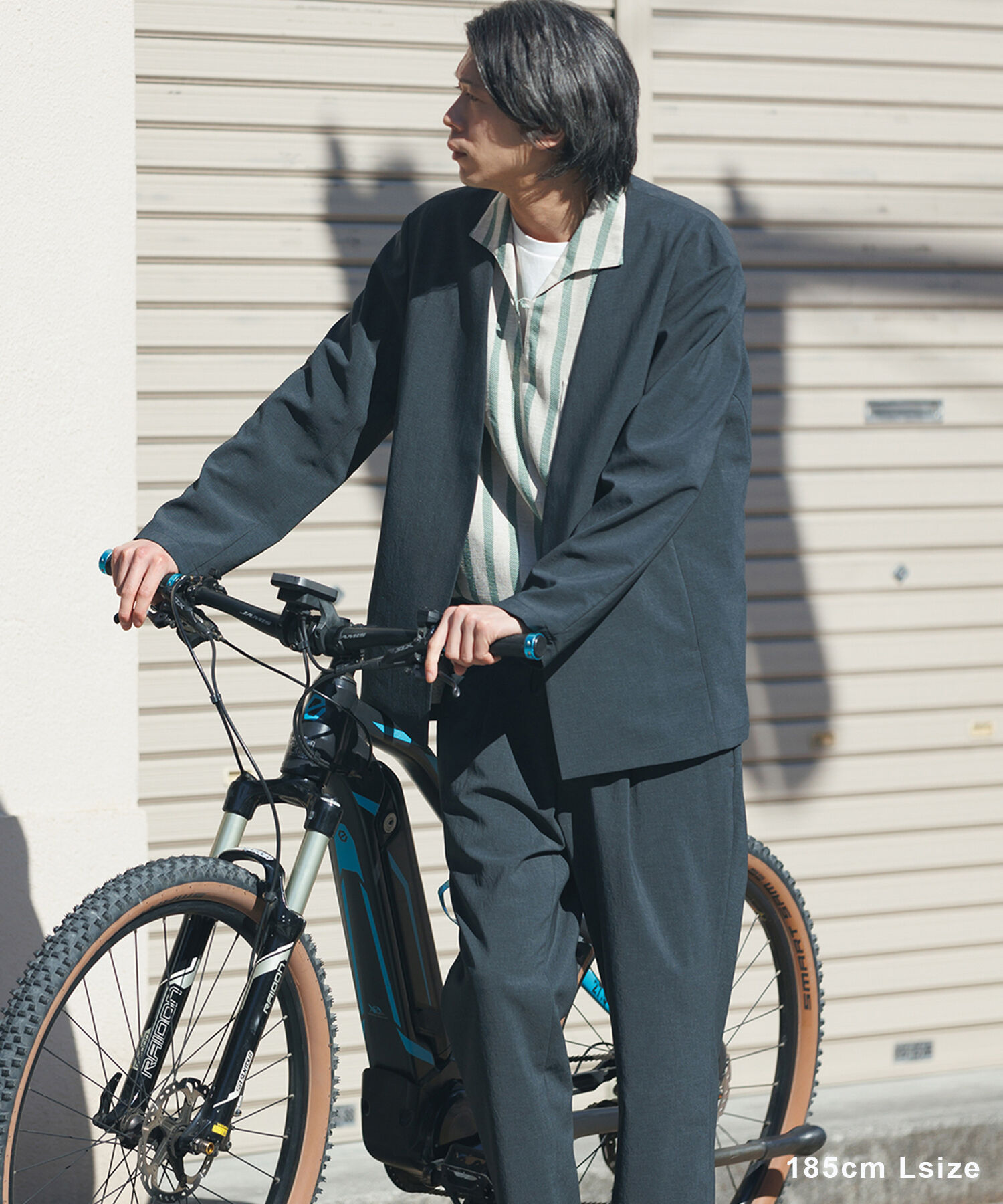 ADAM ET ROPE'「【RIRANCHA/リランチェ】ノーカラージャケット セットアップ / 速乾 / 冷感 / イージーケア / ユニセックス」|スーツ|