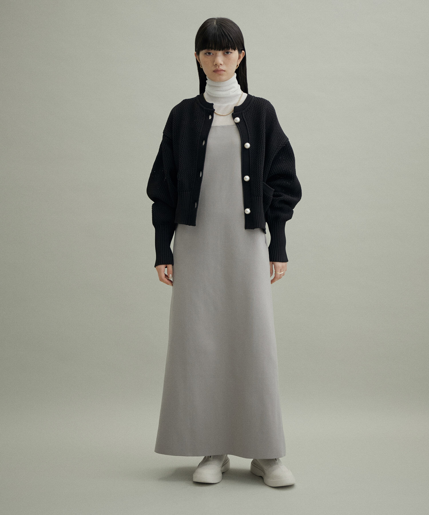 ADAM ET ROPE'「【WEB限定・一部公式サイト限定カラー】パターンニットカーディガン」|カーディガン|