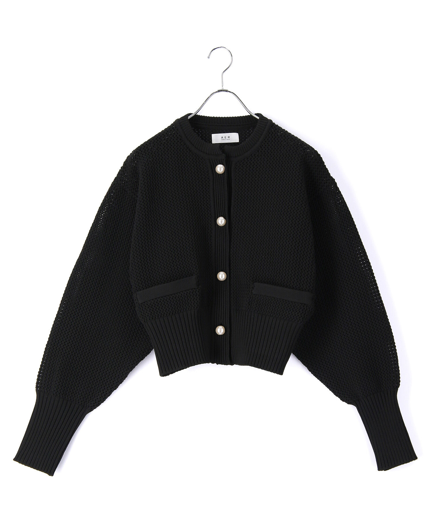 ADAM ET ROPE'「【WEB限定・一部公式サイト限定カラー】パターンニットカーディガン」|カーディガン|