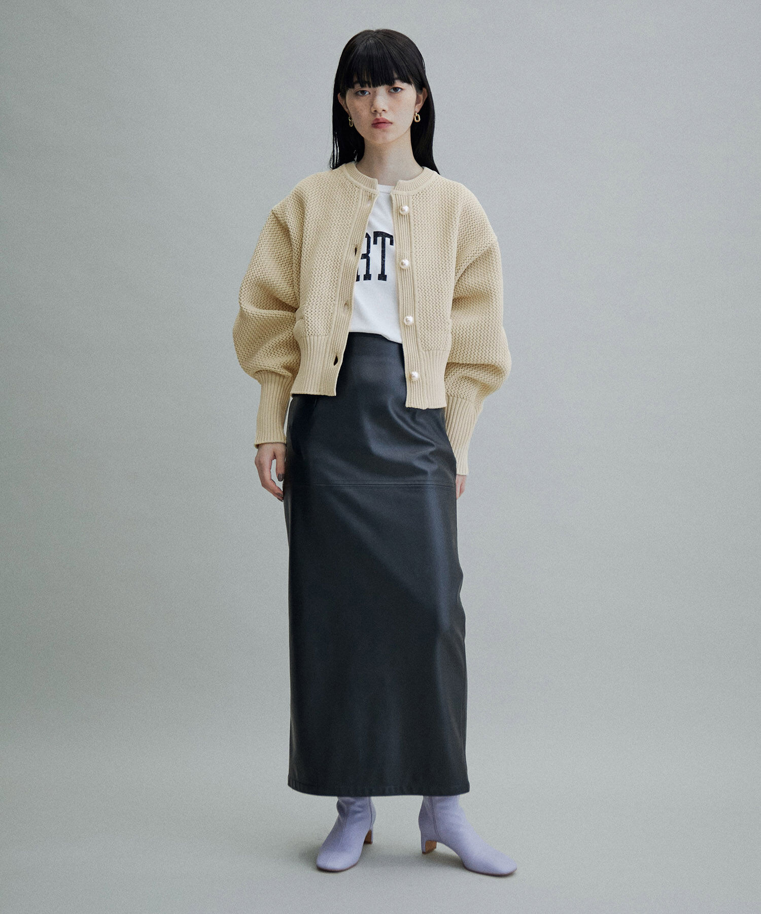 ADAM ET ROPE'「【WEB限定・一部公式サイト限定カラー】パターンニットカーディガン」|カーディガン|