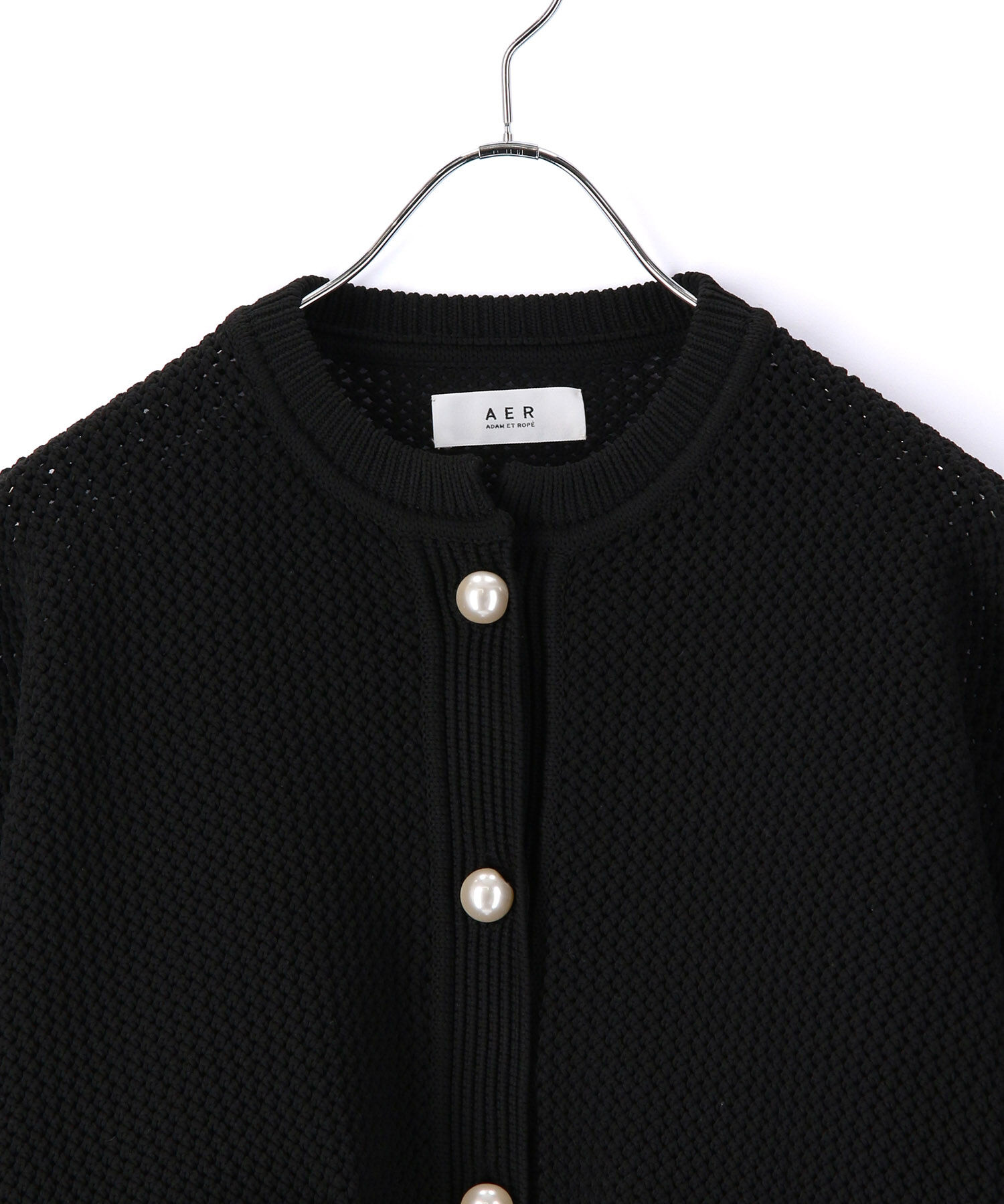 ADAM ET ROPE'「【WEB限定・一部公式サイト限定カラー】パターンニットカーディガン」|カーディガン|