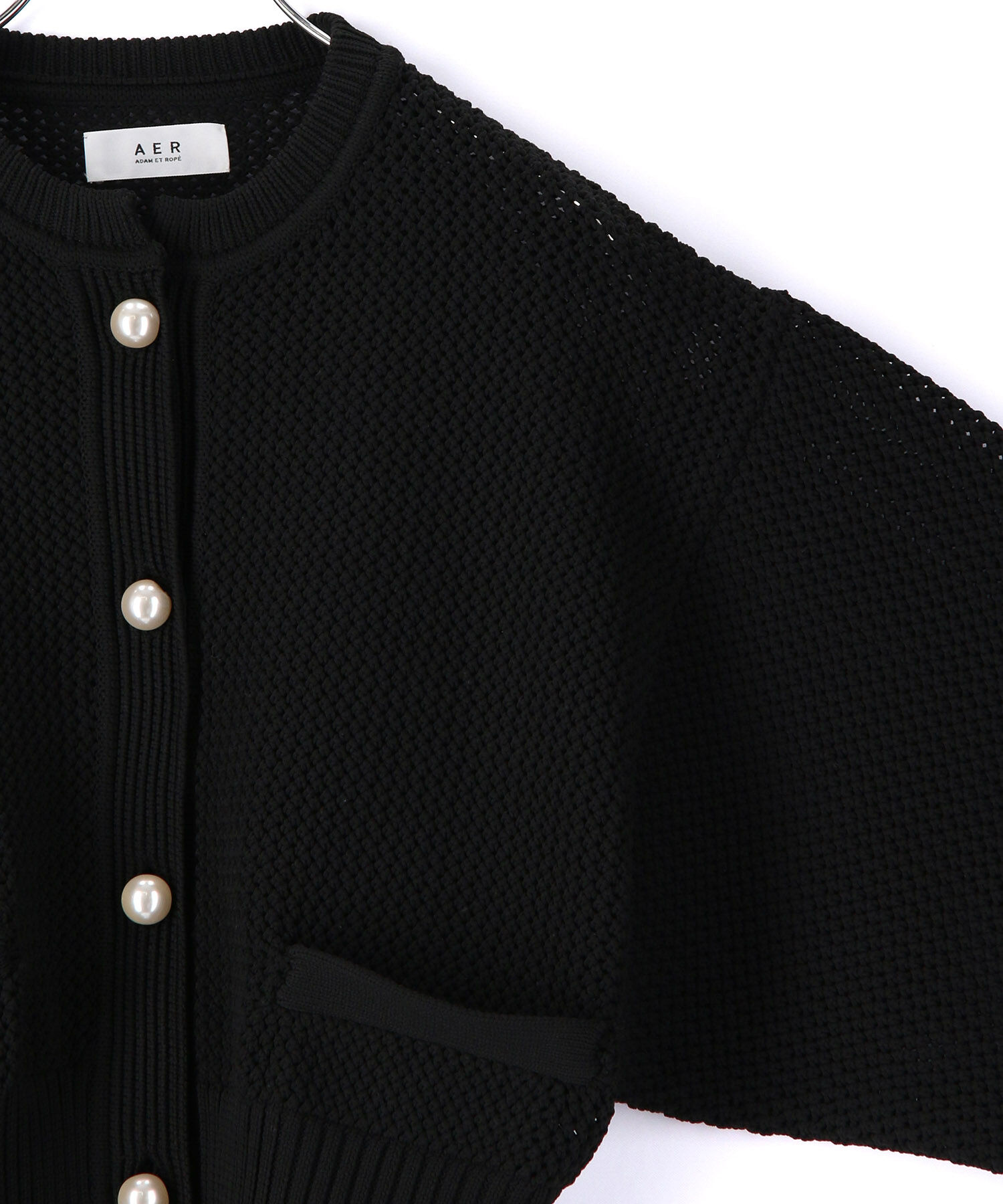 ADAM ET ROPE'「【WEB限定・一部公式サイト限定カラー】パターンニットカーディガン」|カーディガン|