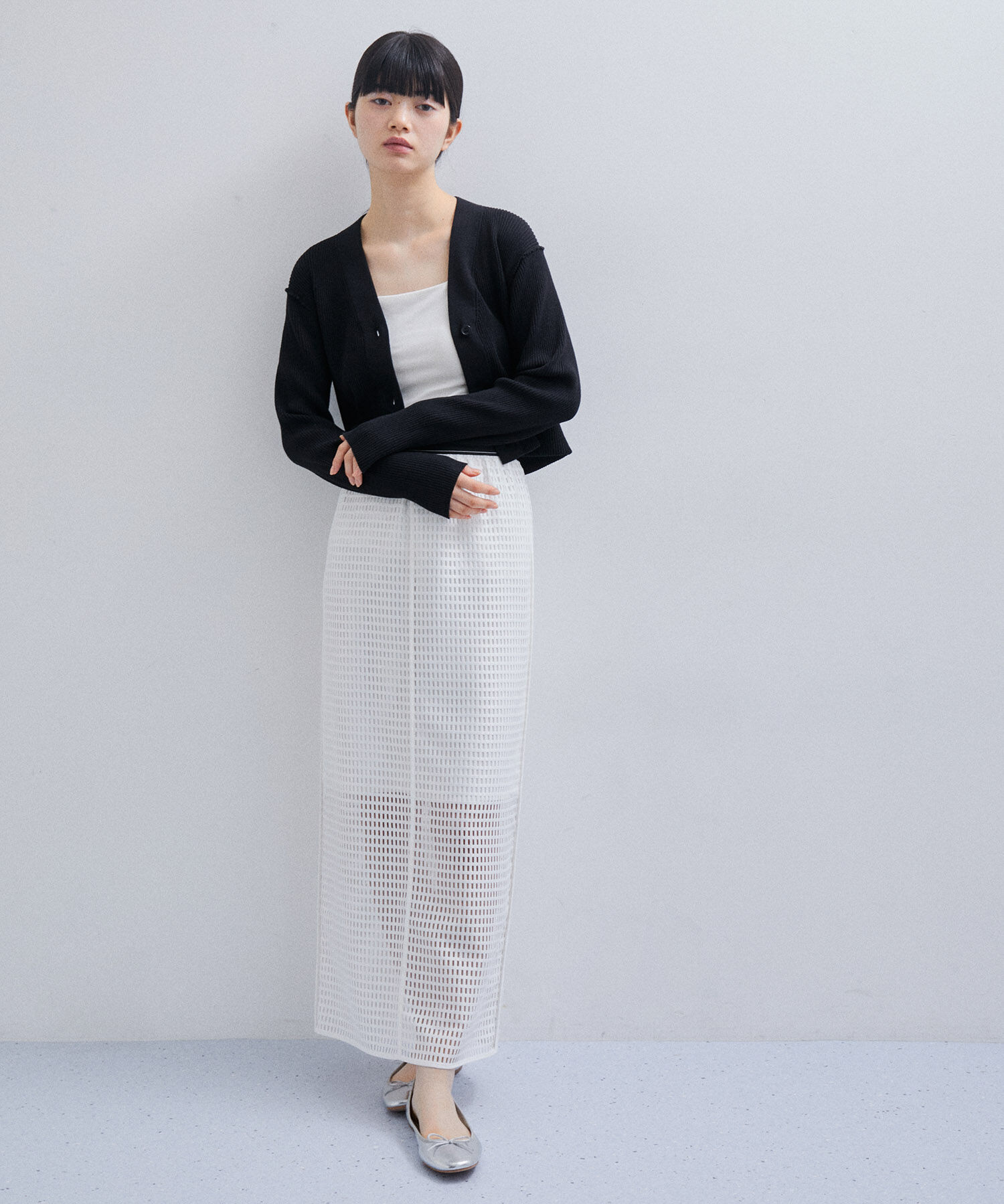 ADAM ET ROPE'「【サステナブル】レングス2WAYカーディガン」|カーディガン|