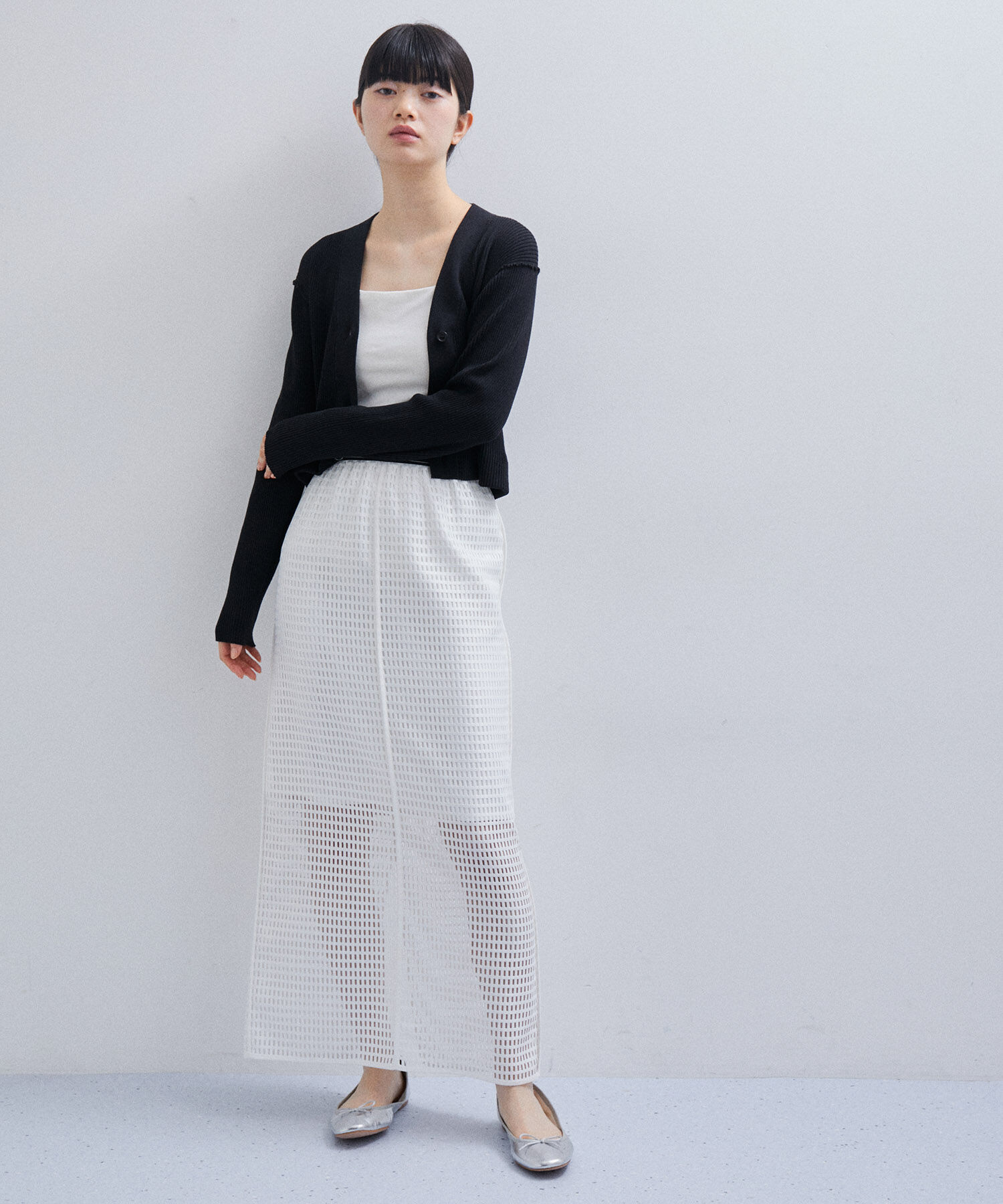 ADAM ET ROPE'「【サステナブル】レングス2WAYカーディガン」|カーディガン|