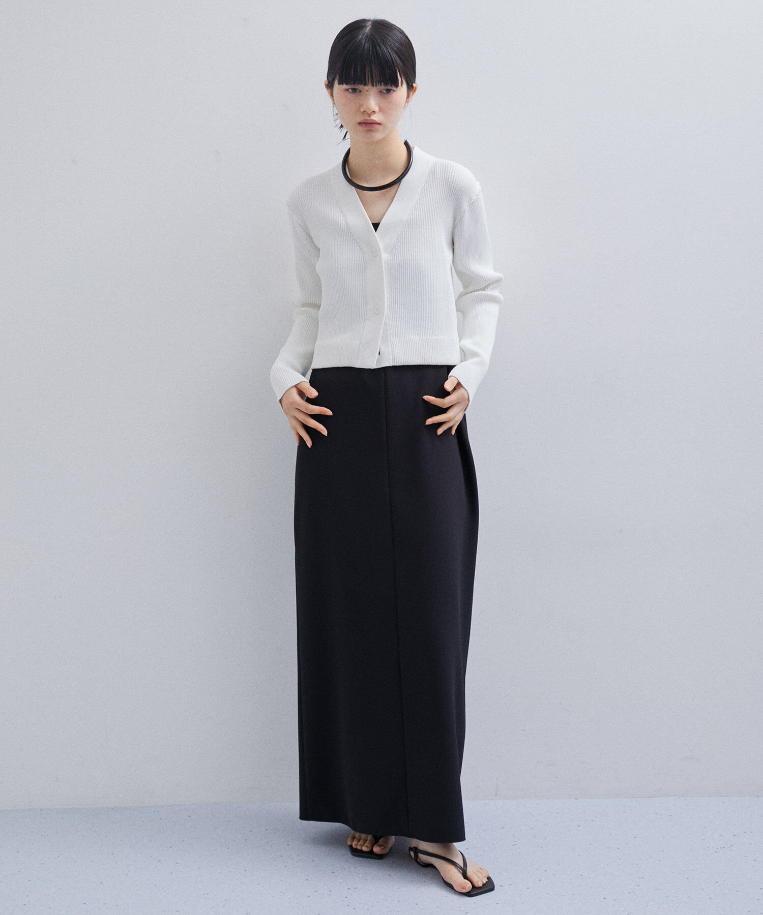 ADAM ET ROPE'「【サステナブル】レングス2WAYカーディガン」|カーディガン|