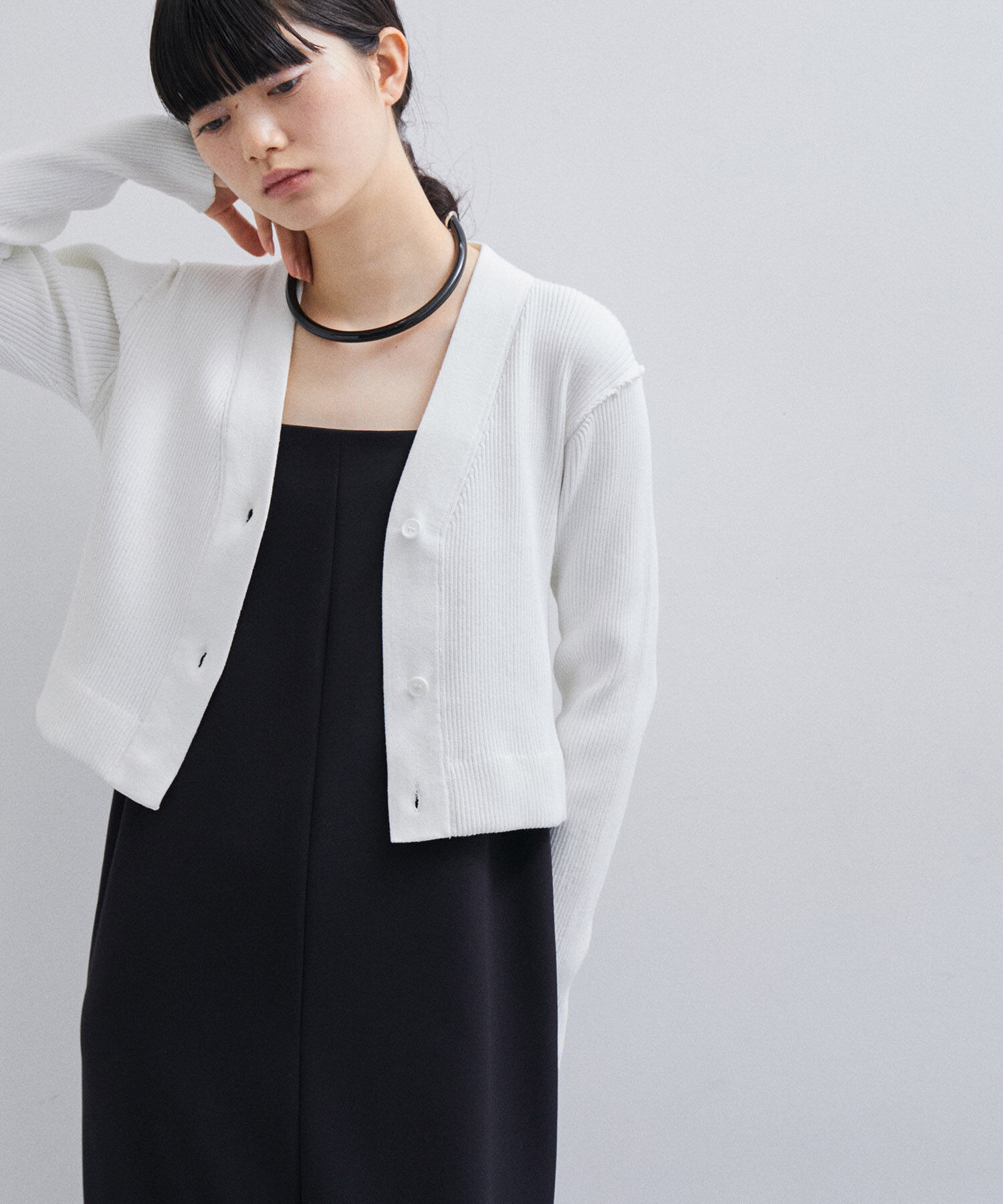 ADAM ET ROPE'「【サステナブル】レングス2WAYカーディガン」|カーディガン|