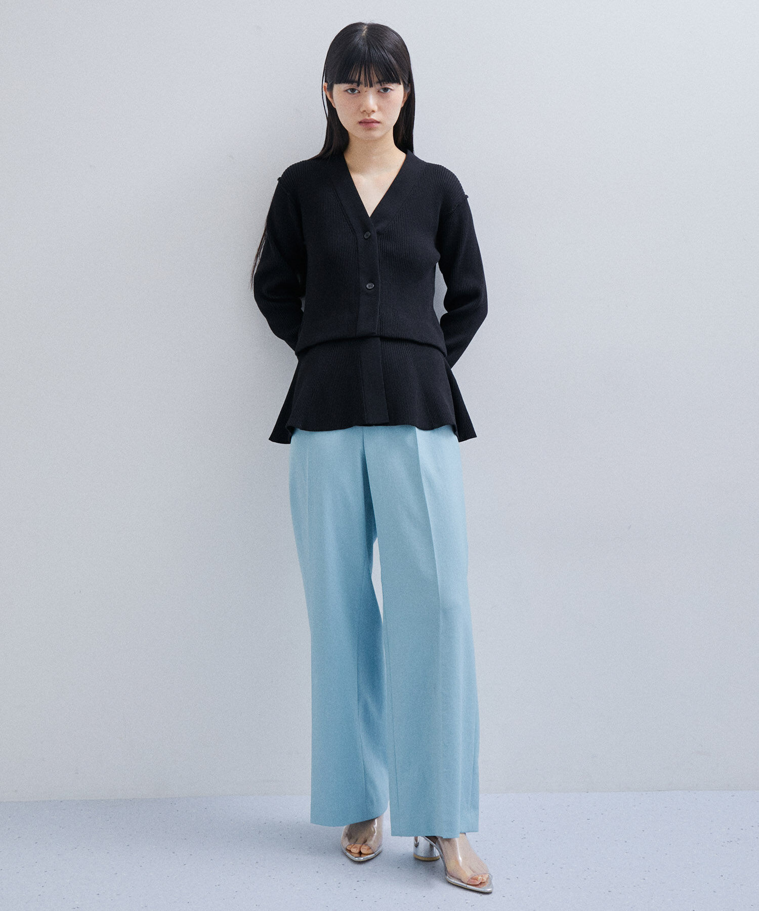 ADAM ET ROPE'「【サステナブル】レングス2WAYカーディガン」|カーディガン|