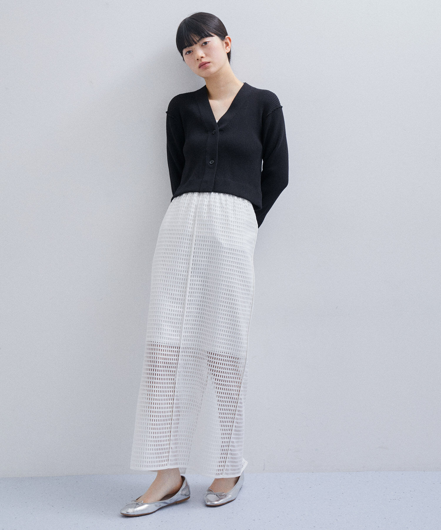 ADAM ET ROPE'「【サステナブル】レングス2WAYカーディガン」|カーディガン|