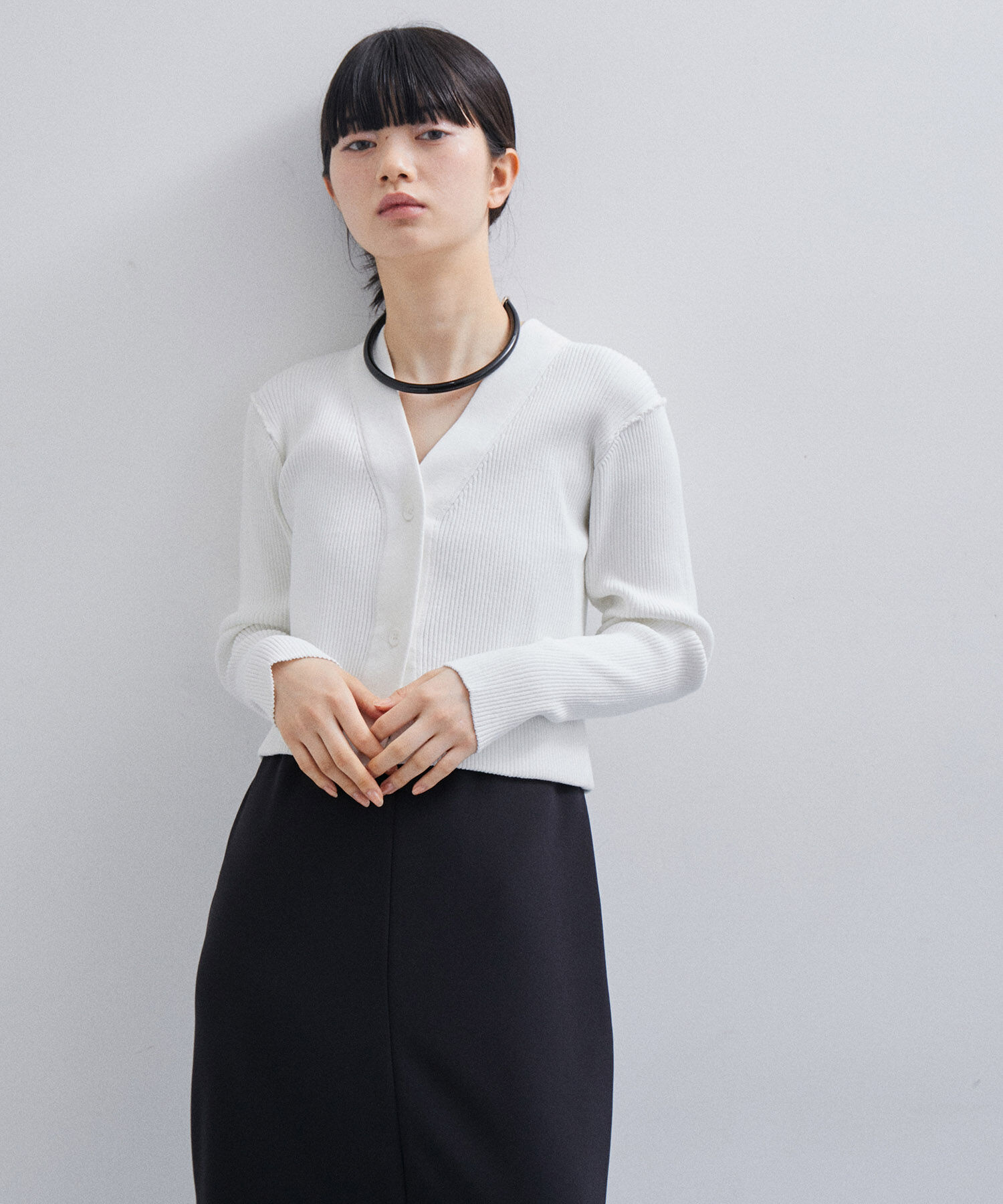 ADAM ET ROPE'「【サステナブル】レングス2WAYカーディガン」|カーディガン|