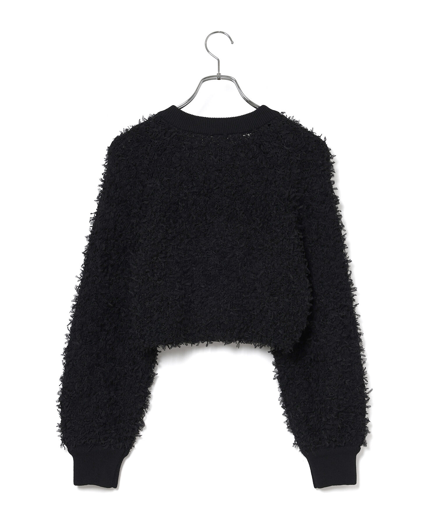 ADAM ET ROPE'「フリンジニットブルゾン」|カーディガン|