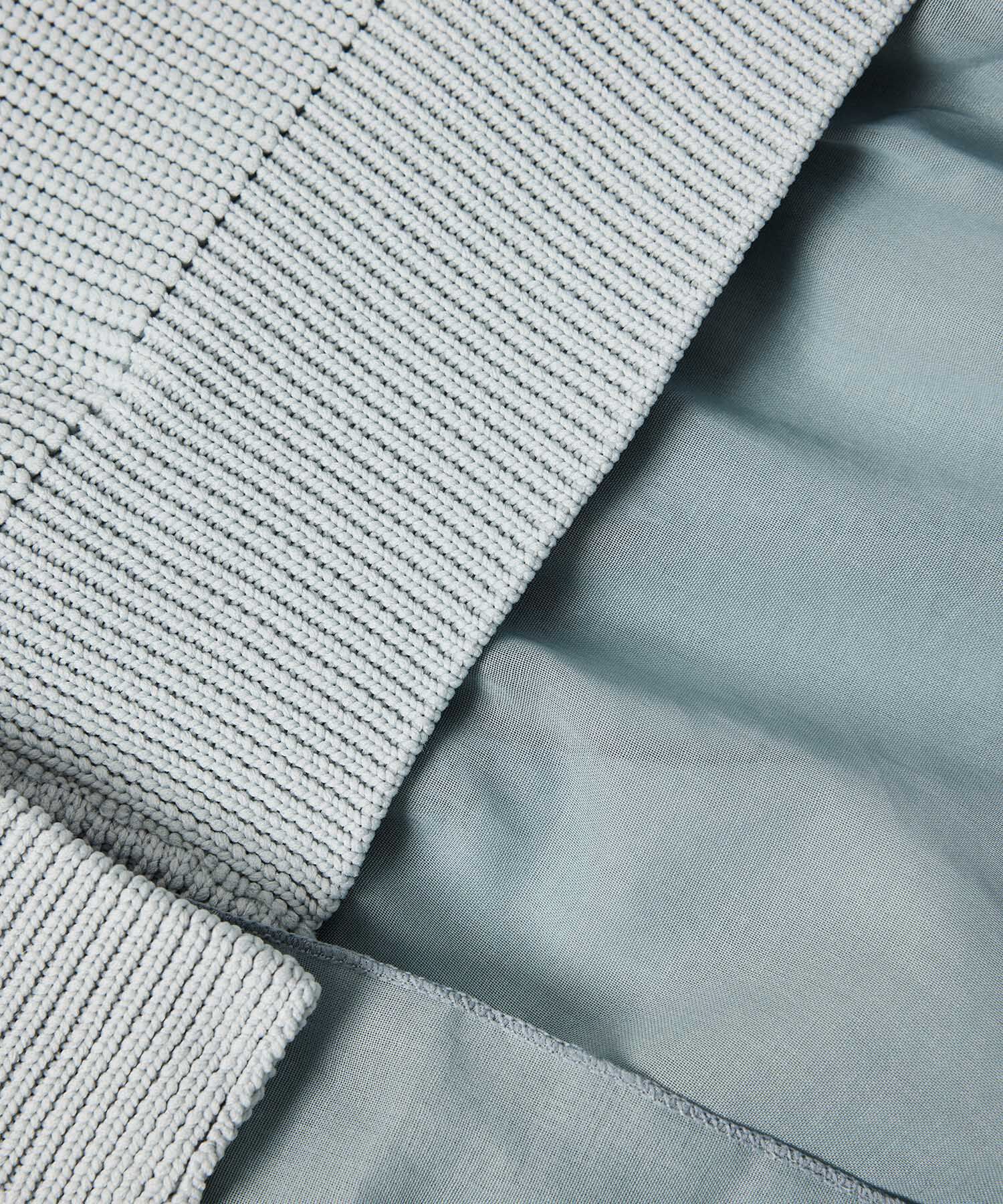 ADAM ET ROPE'「【サステナブル】シアーペプラムカーディガン」|カーディガン|