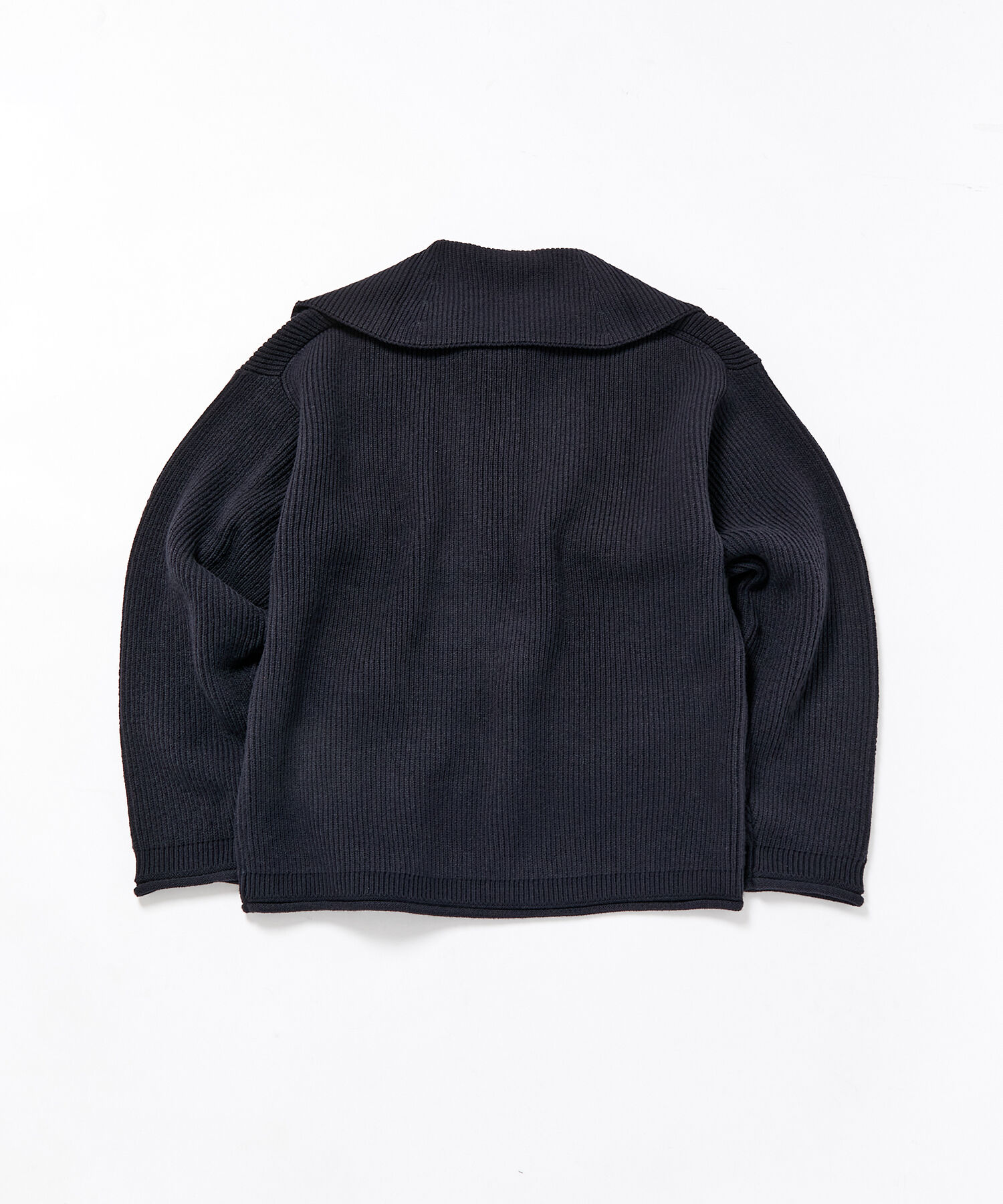 ADAM ET ROPE'「ルーズシルエット ハーフジップ ビッグカラー ニット プルオーバー / ユニセックス」|ニット・セーター|