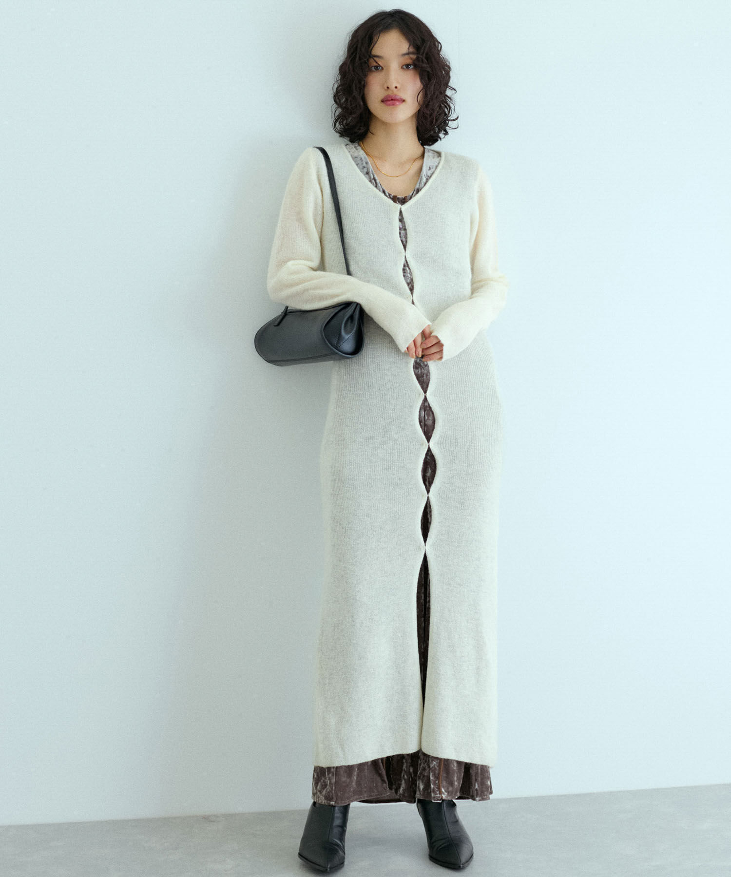 ADAM ET ROPE'「モヘアロングカーディガン」|カーディガン|キナリ(16)