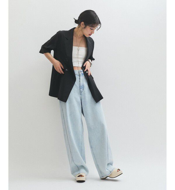 ADAM ET ROPE'「シアージャケット」|テーラードジャケット|